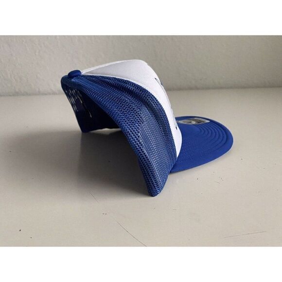 47 Brand Hang Out Tampa Bay Lightning Trucker Hat One Size Adjustable Blue White - Picture 6 of 13